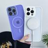 Matte Translucent Phone Case for iPhone 17 Air 16 15 14 13 12 11 Pro Max Plus for Magsafe Wireless Charge Lens Protection Cover