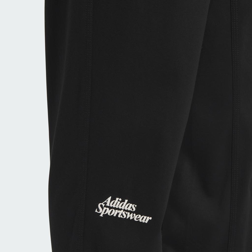 Adidas Silky Touch Lounge Pants With Cuffed Ankles Women Bottoms Black IM8862