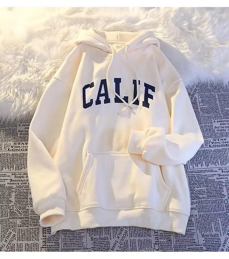 Heavyweight Hoodie Sweatshirt Men's Spring Autumn American Retro Style Loose Fit Casual Outerwear Trendy Brand New Hot Sale Of T