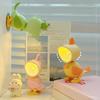 Small Cute Bird Table Lamp Cartoon Parrot Shaped Night Light Magnetic Adjustable LED Bedside Lamp for Bedroom Kids Room