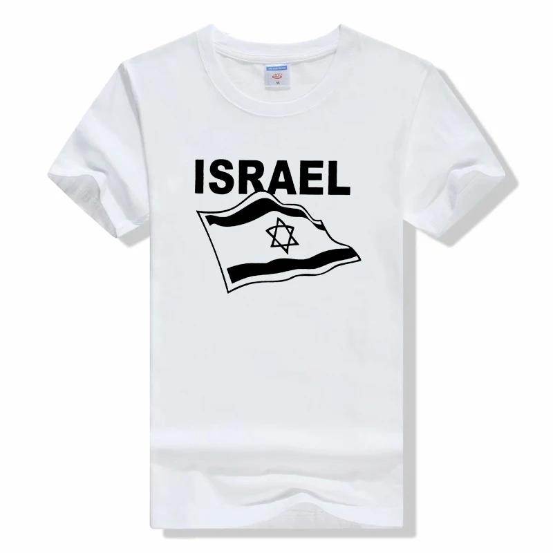 Fall Fashion Short Sleeve Flag Of The State Of Israel T-Shirt Summer O -neck Casual Tops t shirt ISRAEL Flag t shirt