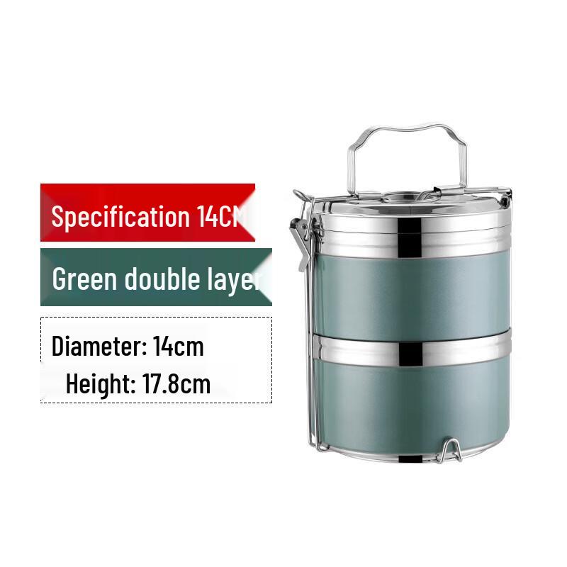 304 Stainless Steel Insulated Portable Lunch Box