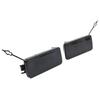 LR129768/LR129767: Decorative Rear Bumper Tow Hook Covers for 2020 Land Rover Defender.