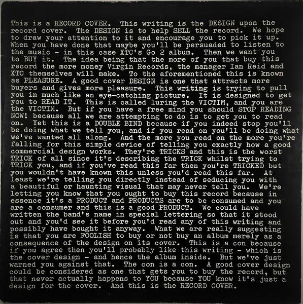 

LP Record XTC Go 2 OVED61 VIRGIN 1984 UK Rock Used