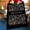 Drama F-Friends Throw Flannel Cozy Print Blanket, Portable, Durable Machine Washable Cute Cool