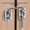 Black Sliding Door Latches Industrial Stainless Steel Weatherproofed Secure Locking System for Garage Door