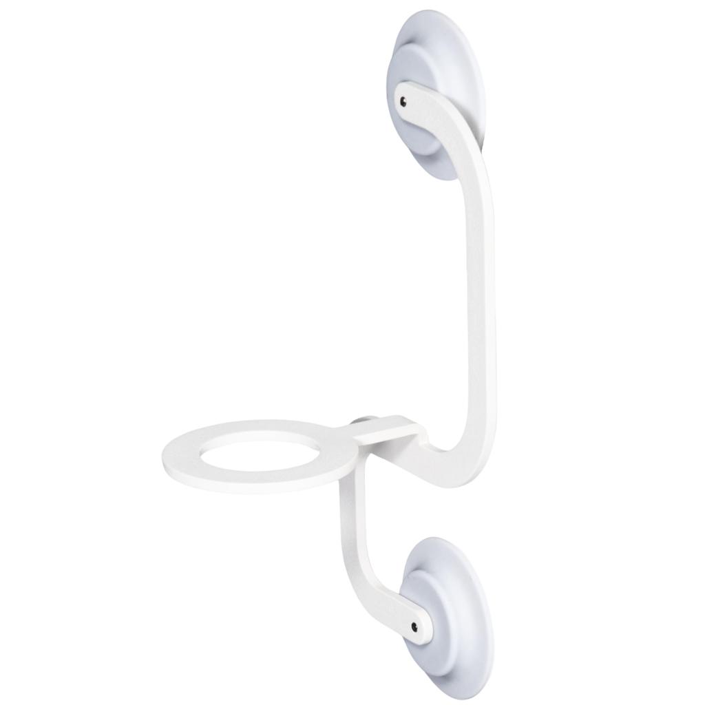 beautiful white stainless MagoroLabo magnetic dispenser holder in Shampoo hanging bath floating storage TETUTO [Always steel] [Made Japan] ML-086