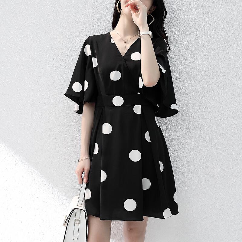 

Firstview Women s Urban Casual Short-Sleeve Mini Dress S