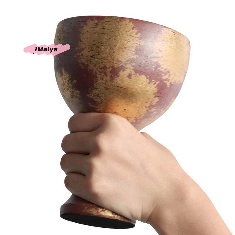 M-Indiana Jones Coppa del Santo Graal Oggetti di Scena Trofeo Vintage Artigianato in Resina Decorazioni Halloween Carnevale Accessori Costume Cosplay
