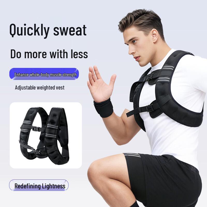Libsion Reflective Weighted Fitness Training Vest