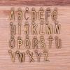 Zinc Alloy Alphabet Charms: 2 Colors, 26 Letter Pendants for Jewelry, Handbag, and Mobile Phone Accessories