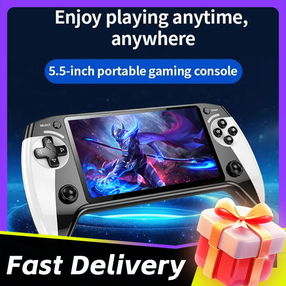 5.5 Inch Screen X9 Handheld Retro Gaming Console with 20000+ Classic Games Retro Handheld Video Game Player Gaming Accessories