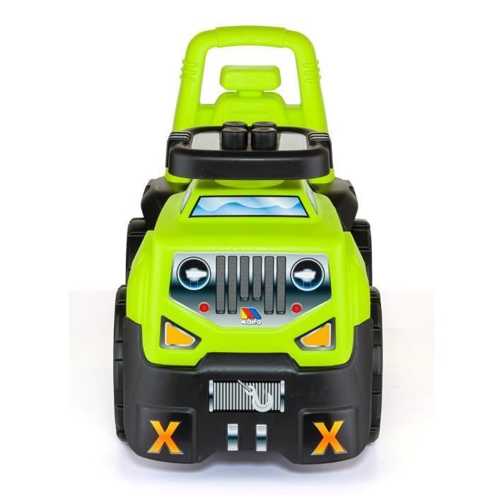 Trotteur 3 En 1 Suv + Jeu De Blocs - MOLTO - Camion Autoporté - Evolutif - Effets Sonores - Piles Fournies