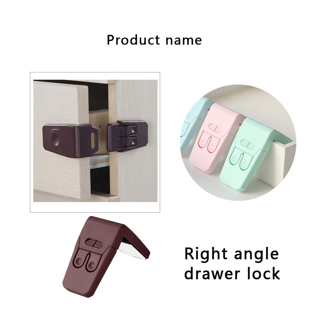 5 Pcs Plastic Baby Safety Protection From Children In Cabinets Boxes Lock Drawer Door Product