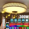 Moderne RGB Dimmbare LED Deckenleuchte Fernbedienung APP Steuerung Bluetooth Lautsprecher Lichtmusik 100-265V Schlafzimmer Haus Intelligente Deckenleuchte 300W