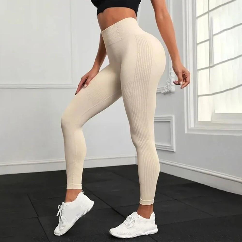 High Waist Yoga Sports Pants Elastic Yoga Seamless Leggings Sports Fitness Leggings Sports