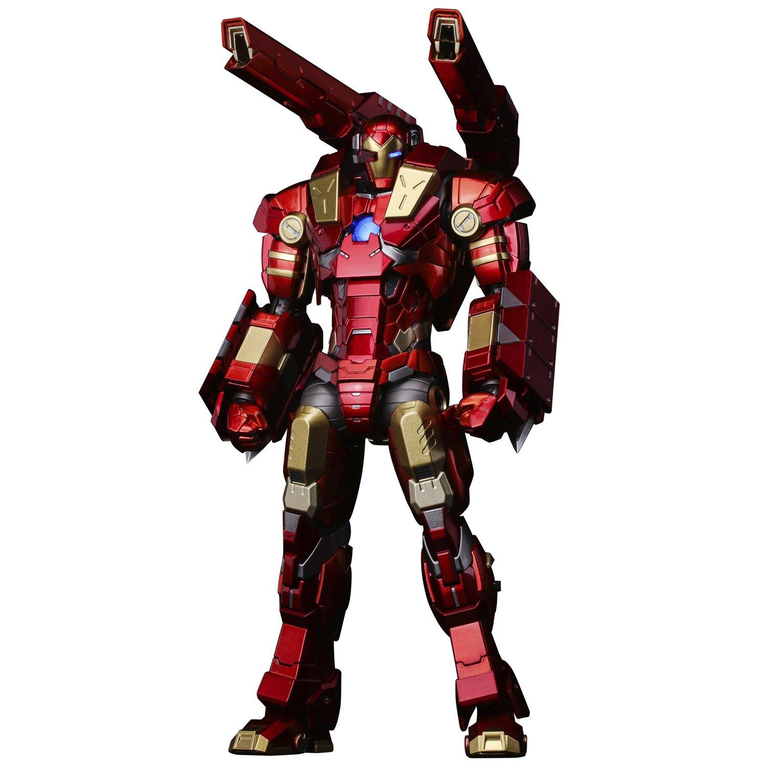 

RE:РЕДАКТИРОВАТЬ IRONMAN #11 МОДУЛЬНЫЙ IRONMAN с плазменной пушкой и виброклинком Немасштабированная окрашенная законченная фигурка