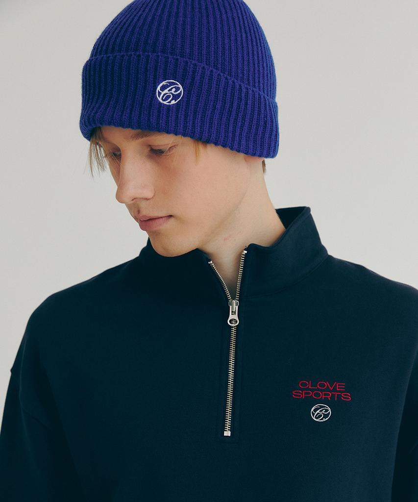 CLOVE [22Fw Clove] Ribbed Beanie (Blue)