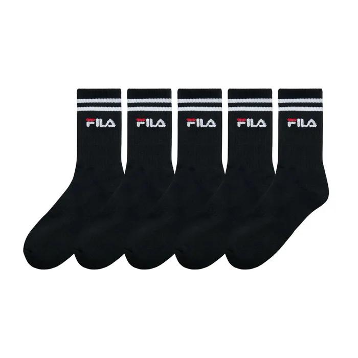 Fila Two-Line Dual Cushioning Crew 5-Pack - [3 colors]