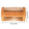 Wooden Comb Natural Peach Wood Super Narrow Tooth Wood Combs No Static Lice Beard Scraping Comb Hair Styling Tool
