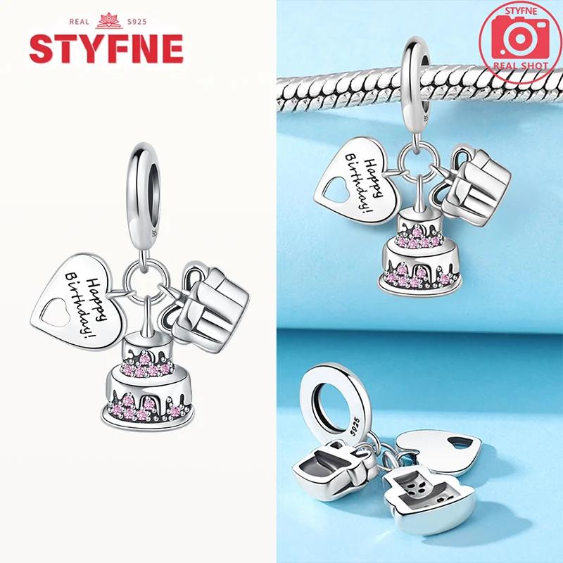 Copper Happy Birthday Charms Love Numbers Celebration Anniversary Serie Beads For Women Diy Original Bracelet Jewelry Gift