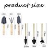 3PC/Set Mini Garden Tool Set Garden Indoor Small Plants Garden Tools With Handles Shovel Rake Portable Hand Planting Tools