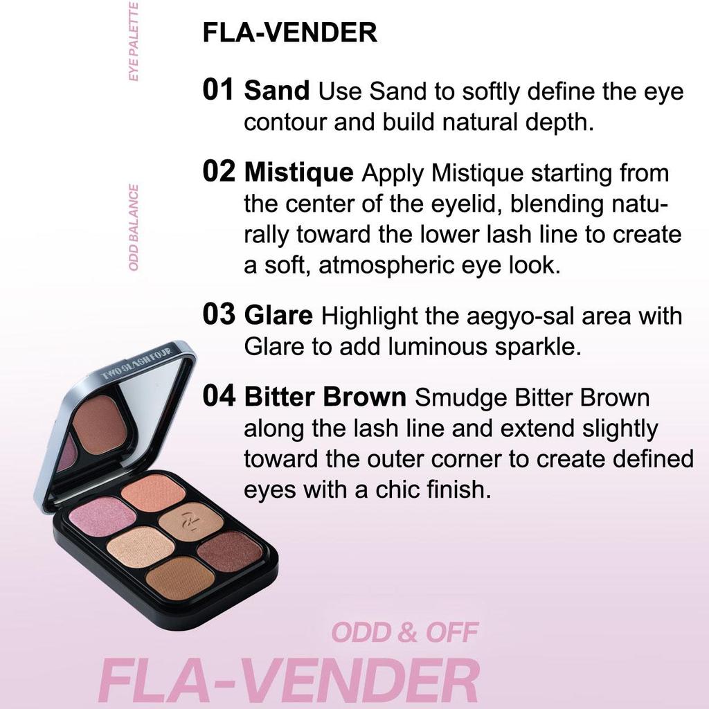 TWO SLASH FOUR Odd Balance Eye Palette – FlaVender