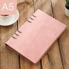 Thickened Waterproof Leather Surface Detachable Notes Booklet Student Office Planner Record Book Durable Filler Paper Binder