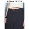 UR Women's Classic Curved Blade Washed Denim Jeans