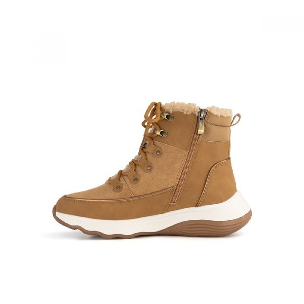 Damen S Komfort Pelzstiefel 9xm8f00km Kamel