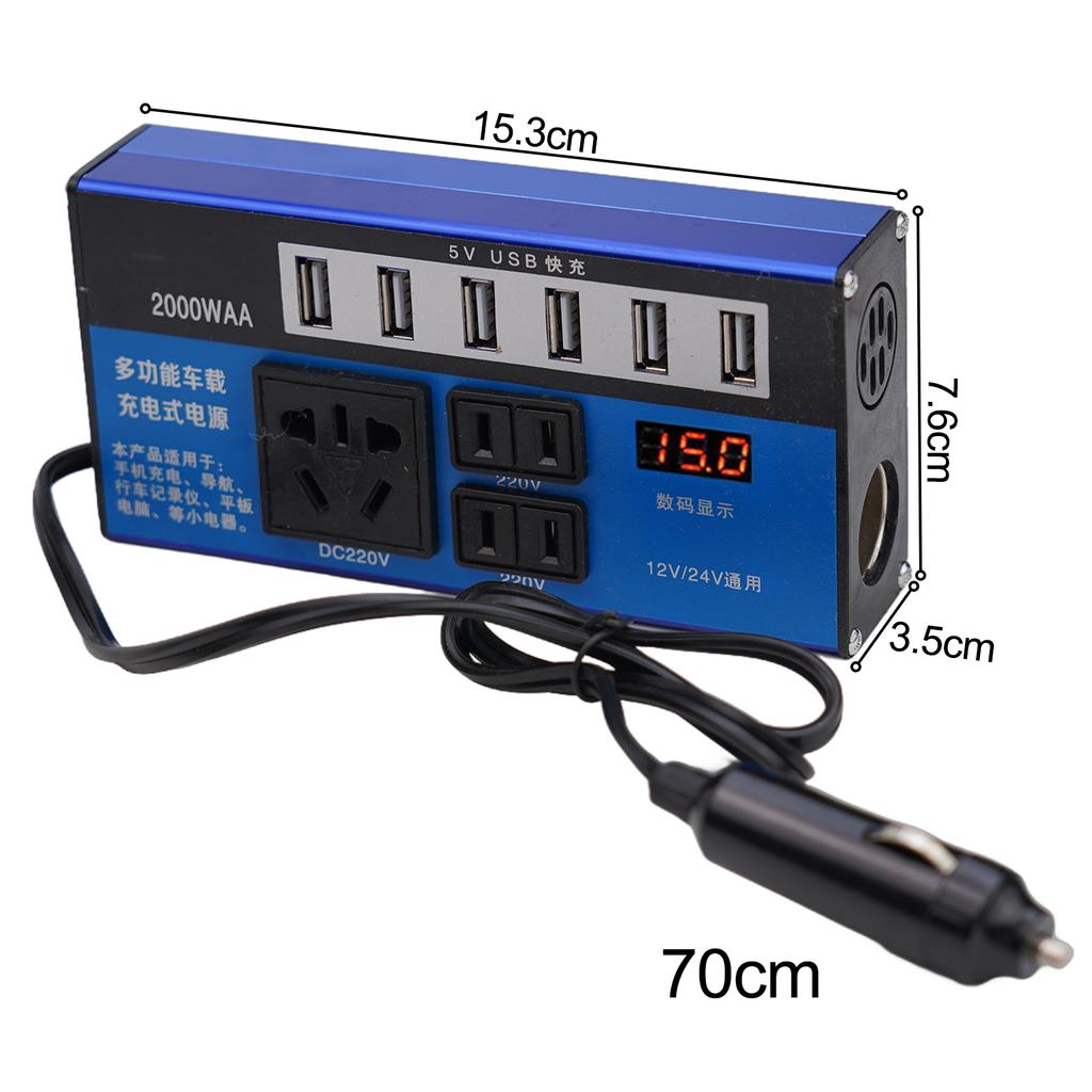 1pcs Car Inverter Car Inverter Car Converter Power Inverter DC12V/24V To DC110V/220V Car Spare Parts High Quality