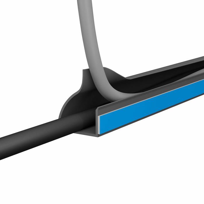 Goulotte - D-Line - CableTraC - Noir - 22x22mm - 1 mètre