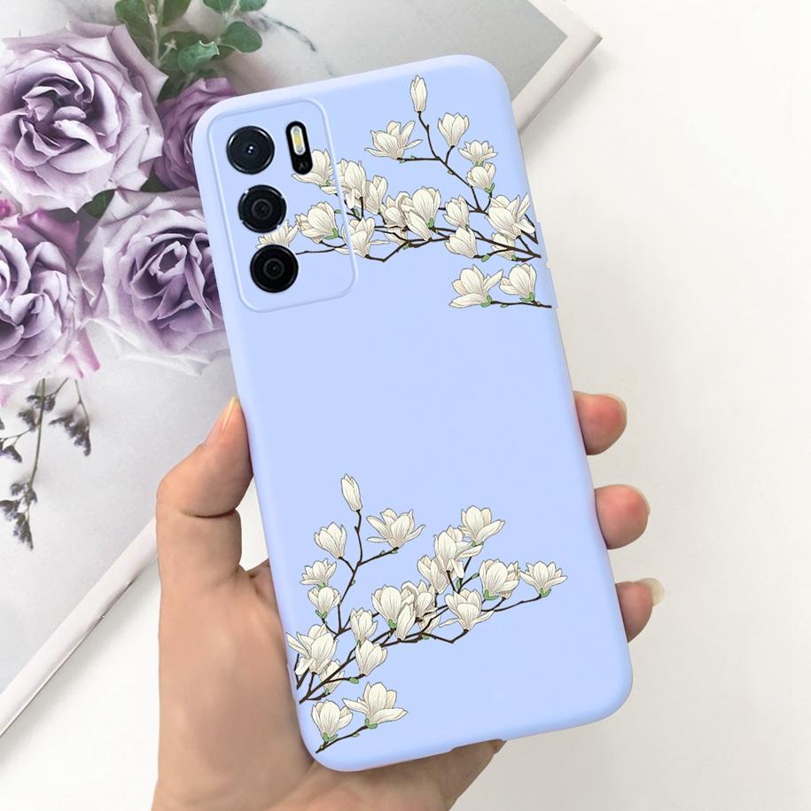 For OPPO A54S Case CPH2273 Phone Cover Popular Flower Cartoon Soft Silicone Funda For OPPO A16 A16S CPH2269 CPH2271 A 16S Bumper
