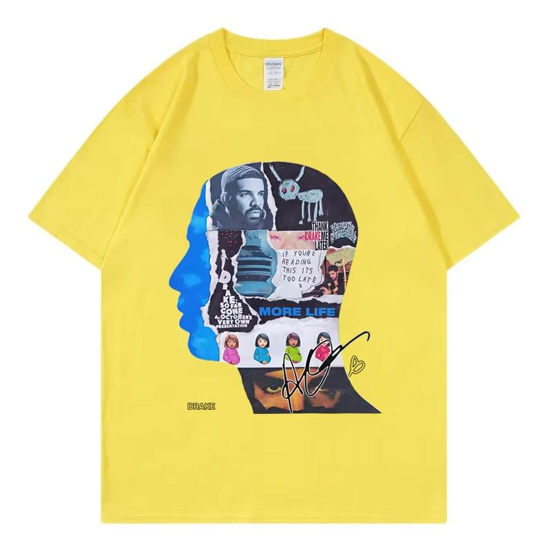 Rapper Drake Album Merch Graphic T Shirts Unisex Women Clothing Harajuku Hip Hop Tshirts Summer Casual Comfort Tshirt Streetwear