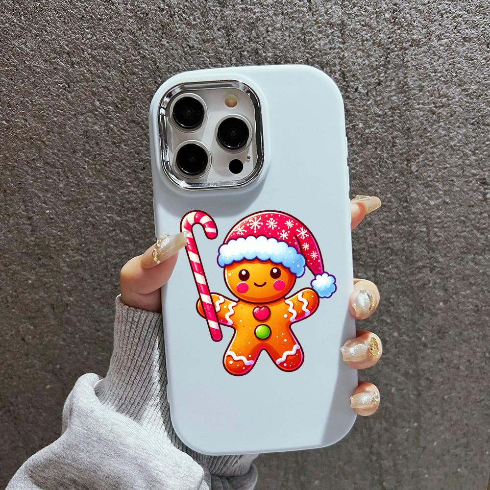 N100 Веселые рождественские мягкие чехлы для телефонов iPhone 15 16 Pro Max Xiaomi 11 — фото 16