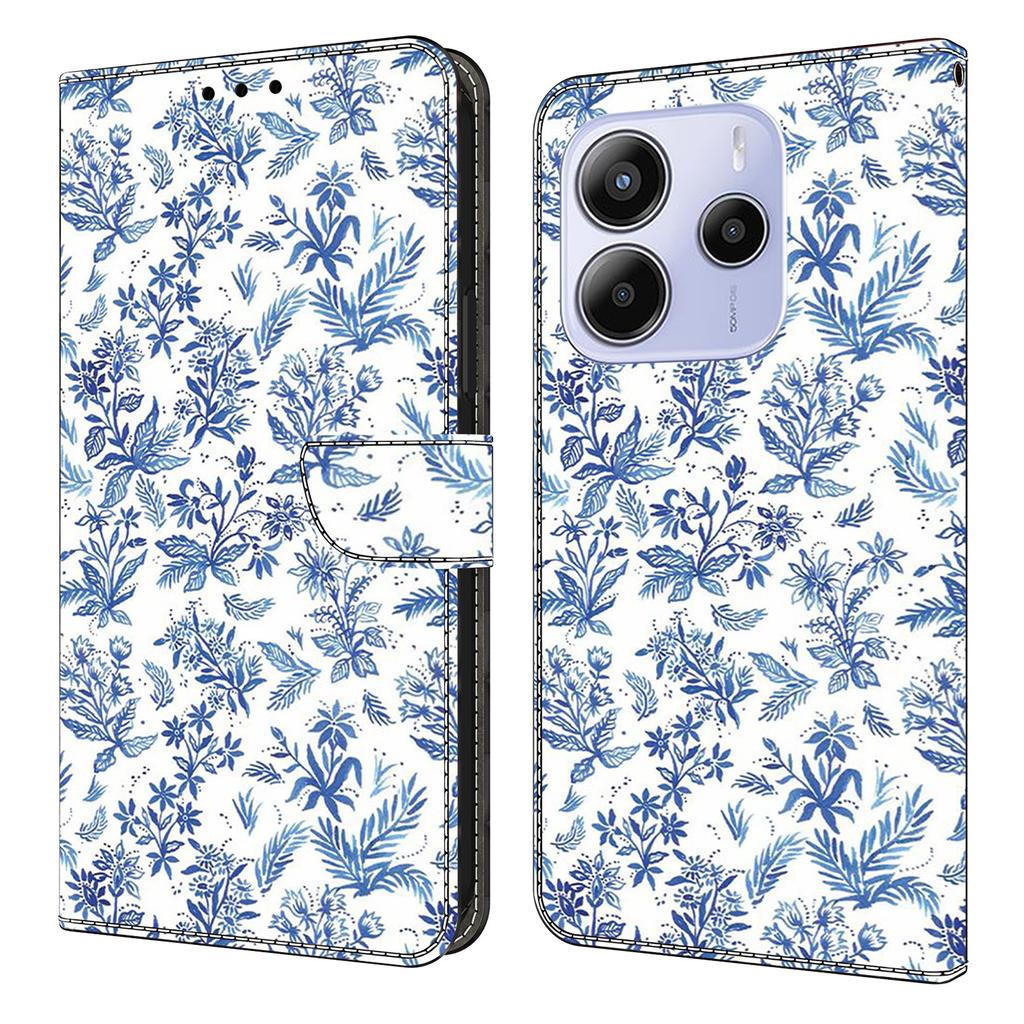 For Xiaomi Redmi Note 14 4G (164.84mm) Wallet Case Pattern Printing PU Leather Flip Stand Phone Cover