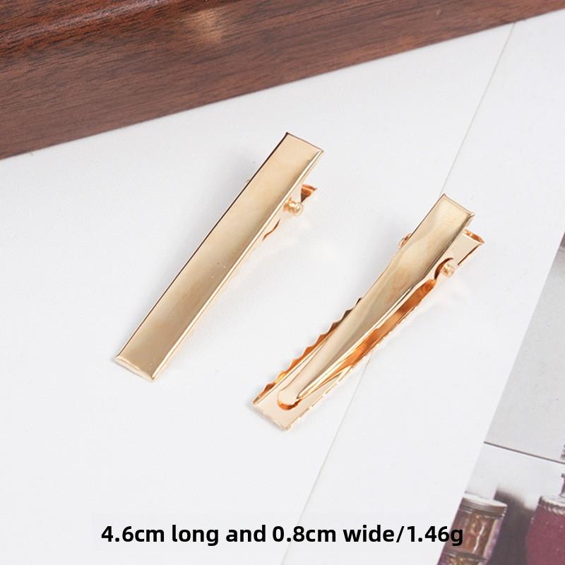Quadratische Entenschnabelklemme Untere Klemme Gerade Klemme Haarspange Seitenklemme Entenschnabelklemme Haarschmuck Material