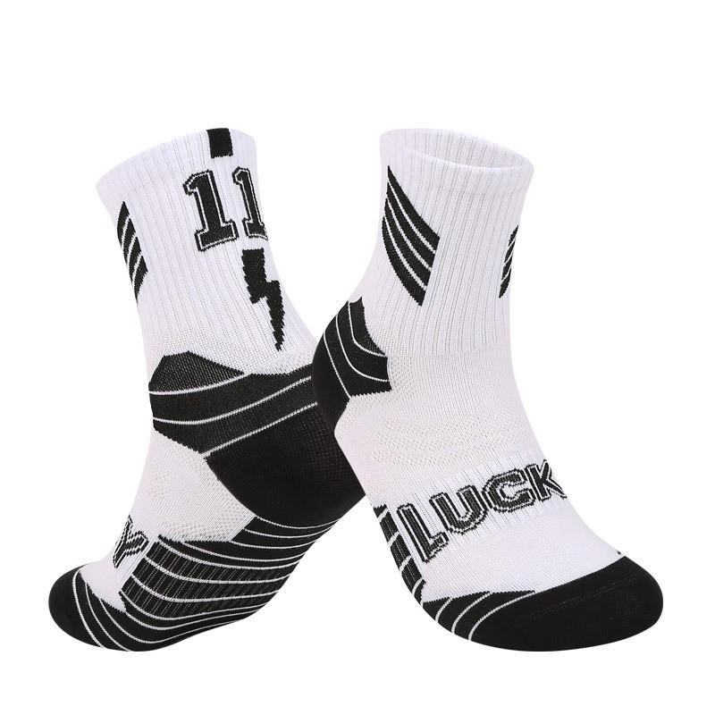 Youth Non-Slip Knee-High Basketball Socks - Breathable Combed Cotton for Big Kids and Boys