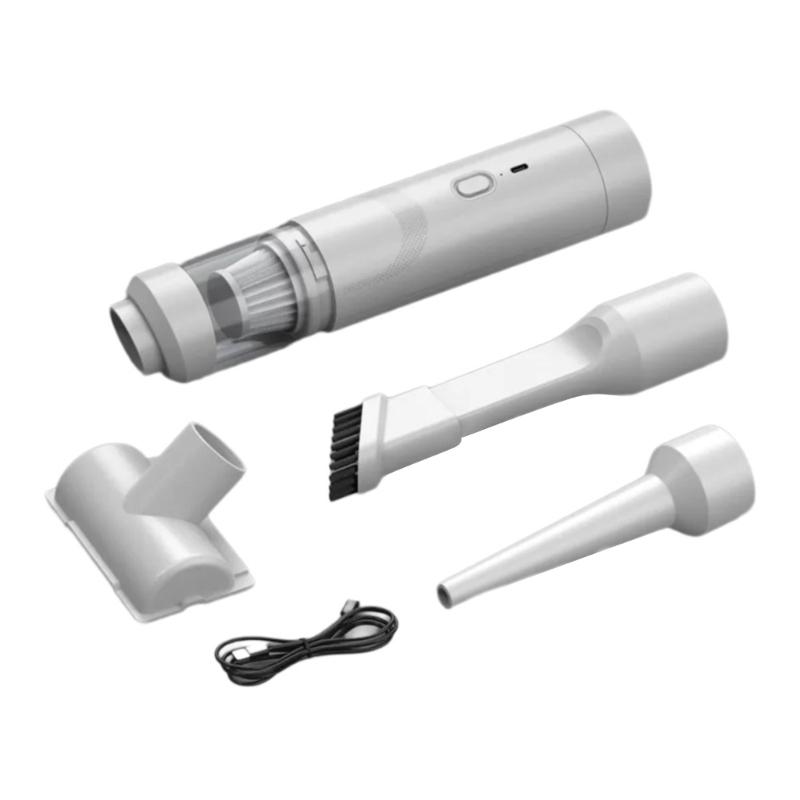 Эффективный ручной пылесос Удобный ручной пылесос Легкий и простой в использовании пылесос для дома и автомобиля белый