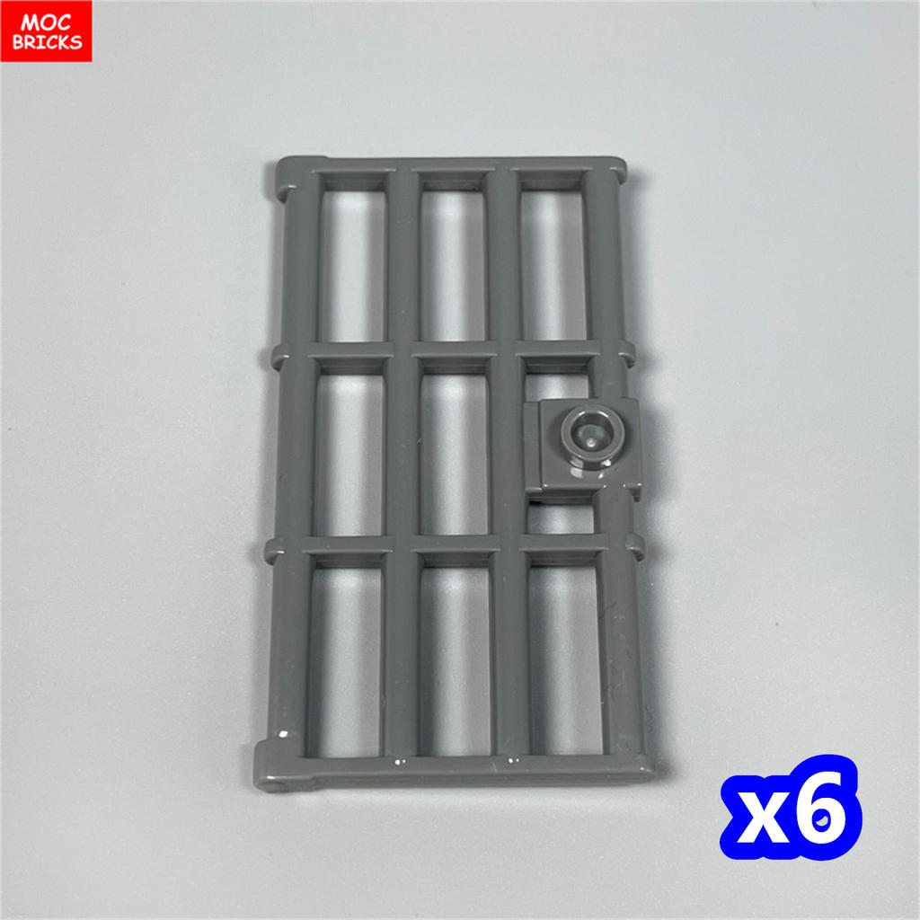 MOC Bricks Door 1x4x6 Window Fence Gate DIY Garden House Architecture Accessories Building Blocks Children's Toys
