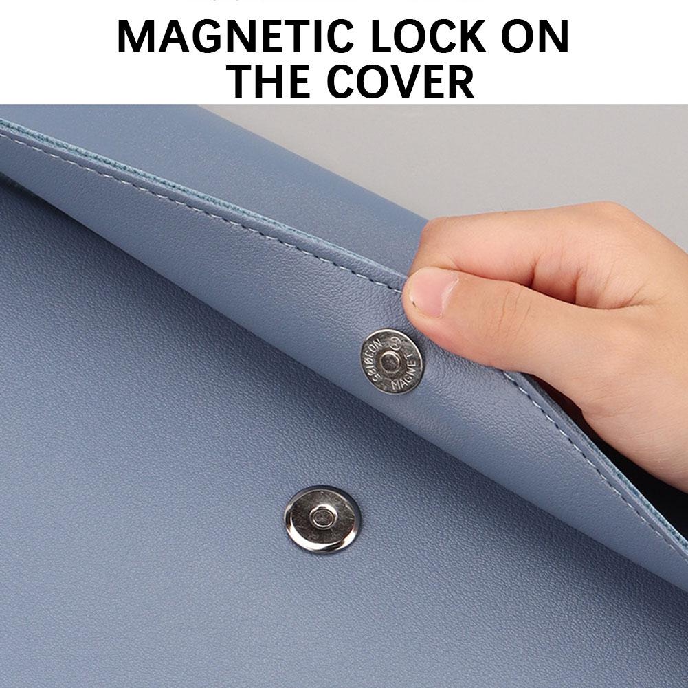 A4 PU Leather Document,Waterproof Splashproof Document Bag,Interview Resume Folder,A4 Document Card Organiser For School Office