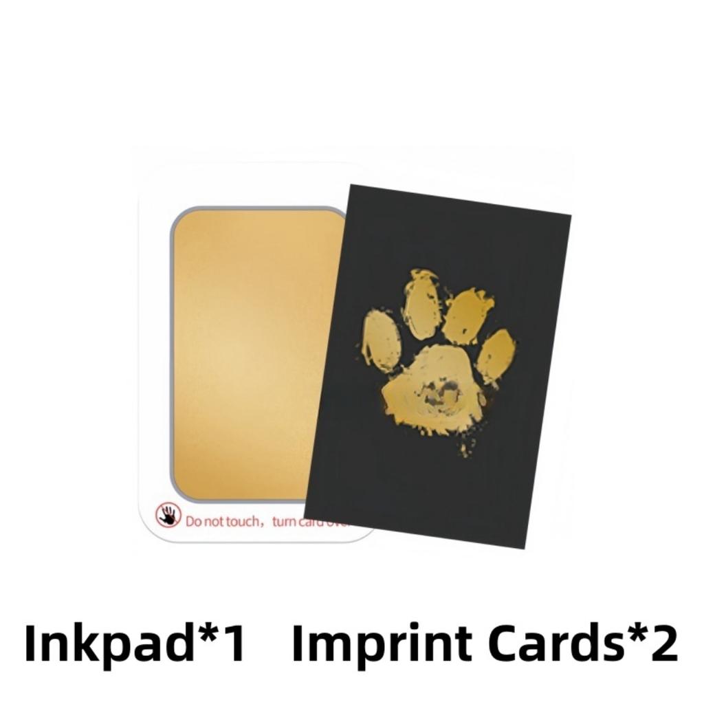 Baby Handprint and Footprint Kit Safe Non-Toxic Ink Pads Clean Inkless Touch Pet Paw Print Ink Kits with Baby Gift Baby Items