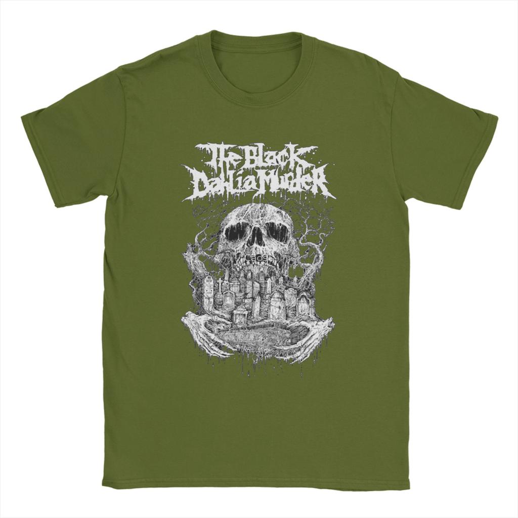 THE BLACK DAHLIA MURDER Band Men T Shirt Novelty Tees Short Sleeve Round Collar T-Shirt 100% Cotton Gift Idea Clothes