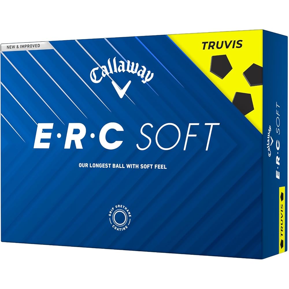 Callaway ERC Soft Golf Balls 25 Yellow Truvus 3-Piece Structure