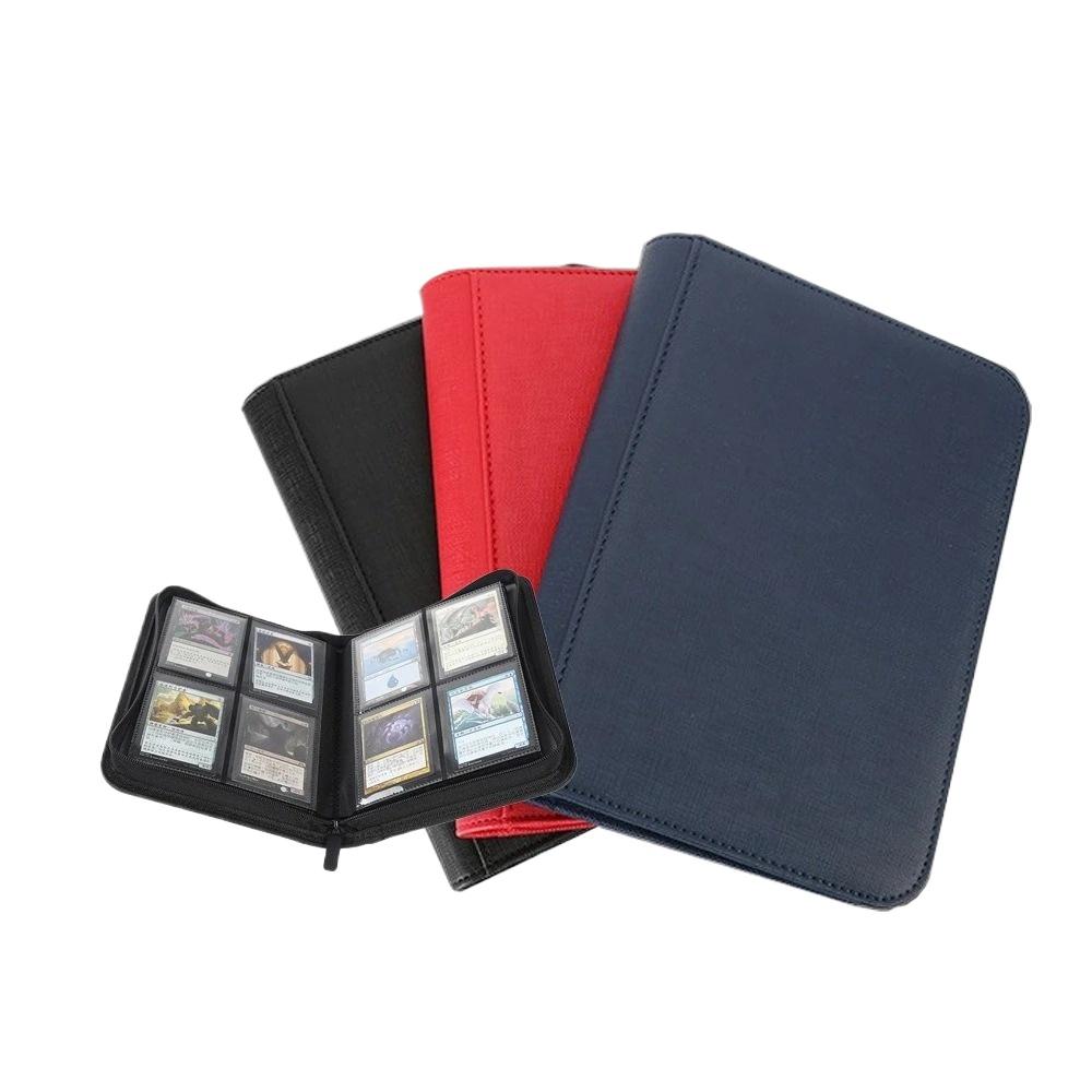 Premium 4-Pocket 160Slots PU Card Album, Large Capacity Dustproof Binder for Kids' Cards, Trading Cards Star Fan Collectible