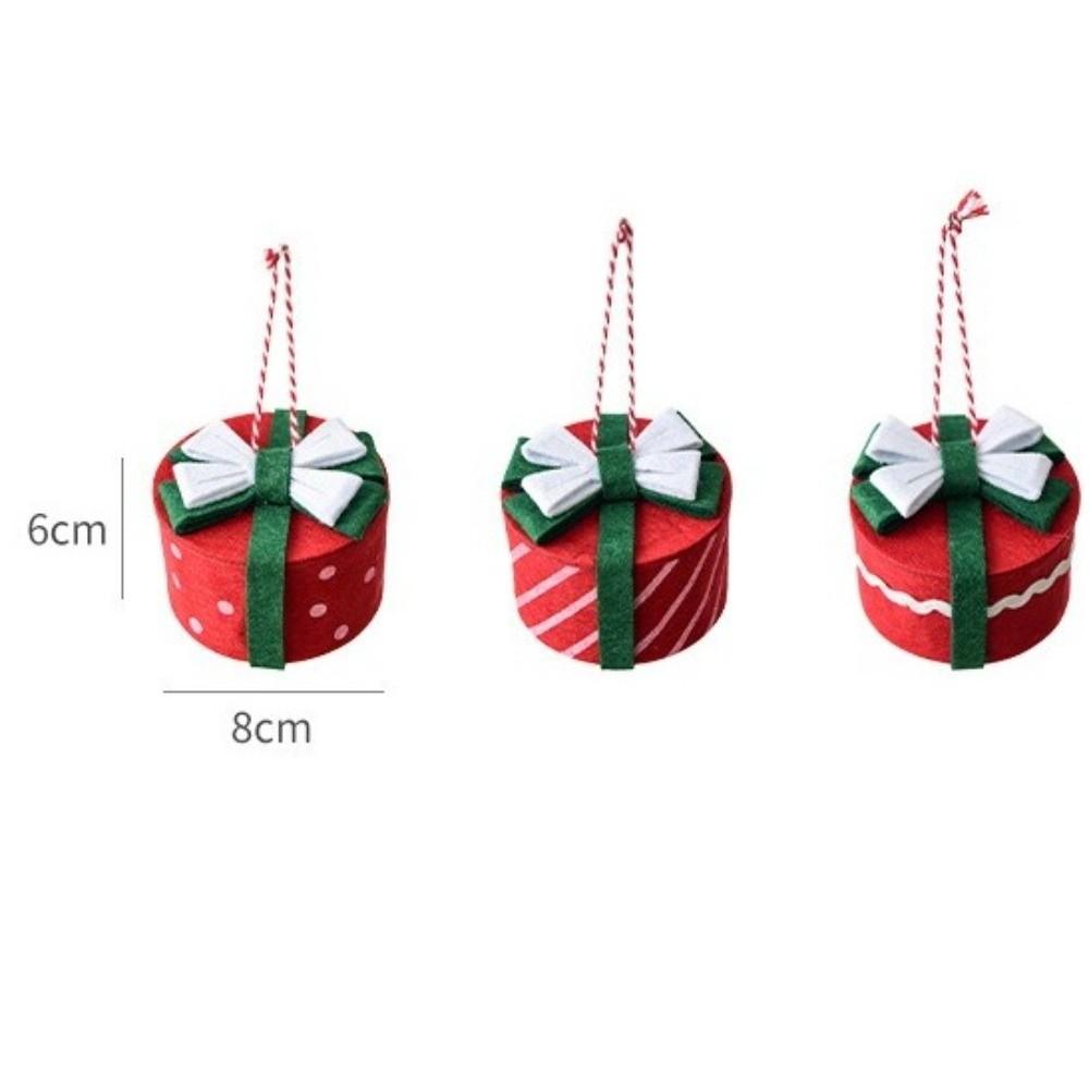 New New Year Gift Packaging Box Pendant Mini Creative Xmas Tree Charm Xmas Tree Ornament Merry Christmas