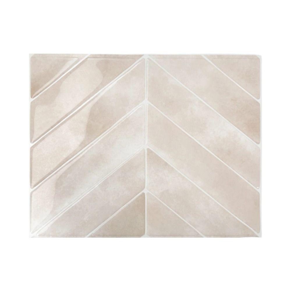 Self-adhesive Wallpaper 11.4" x 9" Stick Tile Peel and Stick Backsplash  for Kitchen Bathroom
