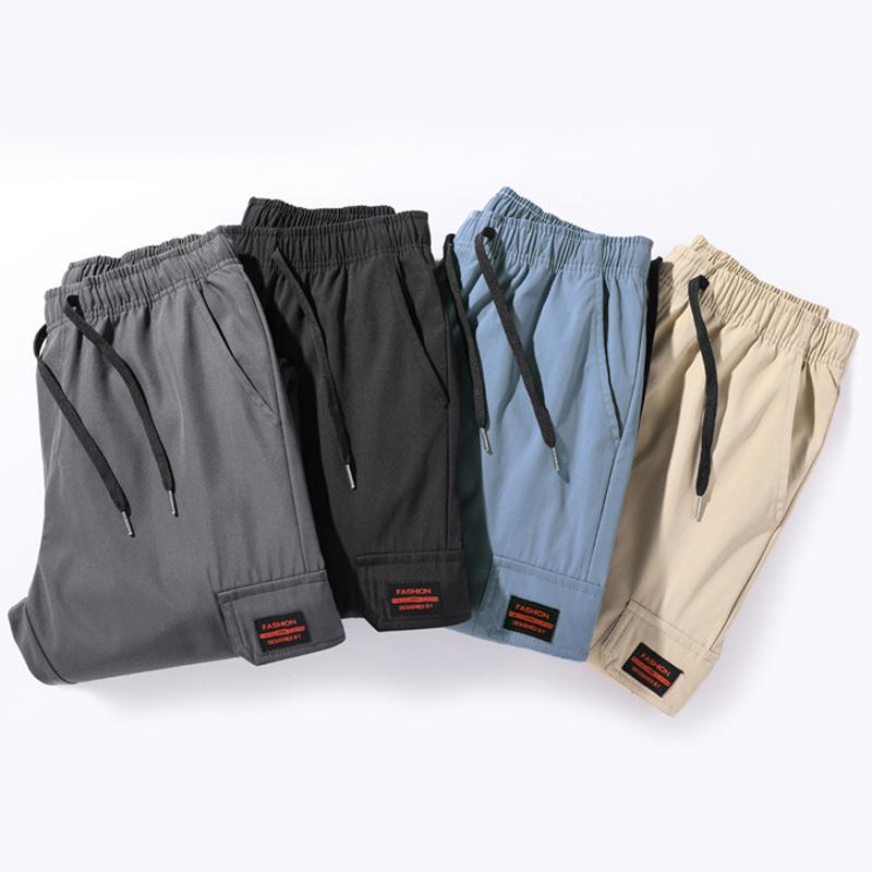 Buy Men Elastic Feet Hip Hop Cargo Pants Street Fashion Harem Pants