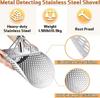 Stainless Beach Sand Scoop Metal Detecting with Handle Tool Fast Sifting Metal Detector Treasure Hunting Shovel Tool