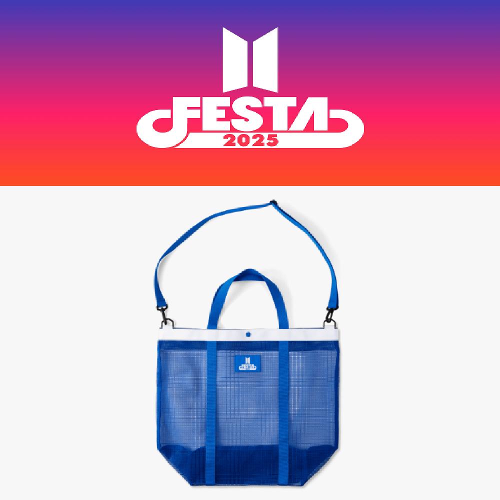 

3-й предзаказ 2025 BTS FESTA Сетчатая сумка кросс-боди
